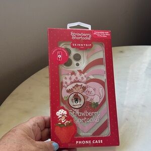 New Strawberry Shortcake Phone Case - Pink and Red 13 and 14 PRO Max‎